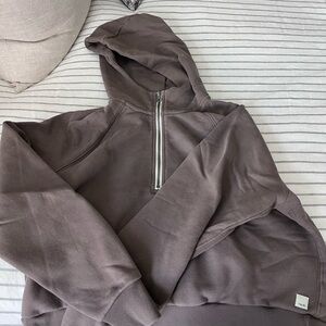 Vuori Women's Restore Half-Zip Hoodie in Chia